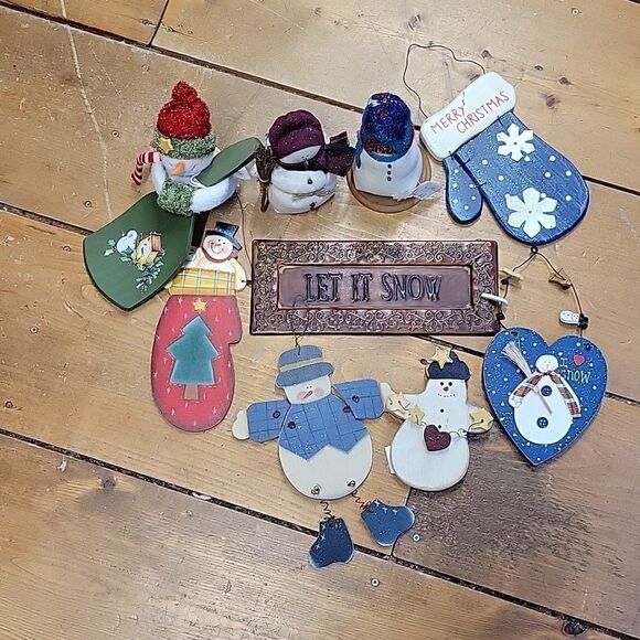Snowmen decorations/ornaments  - Picture 1 of 10